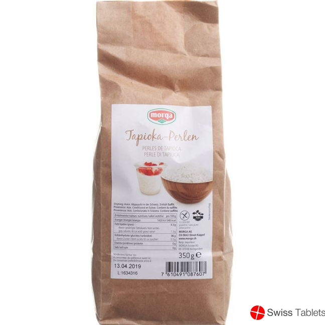 Morga Tapioka-Perlen Glutenfrei 350g buy online