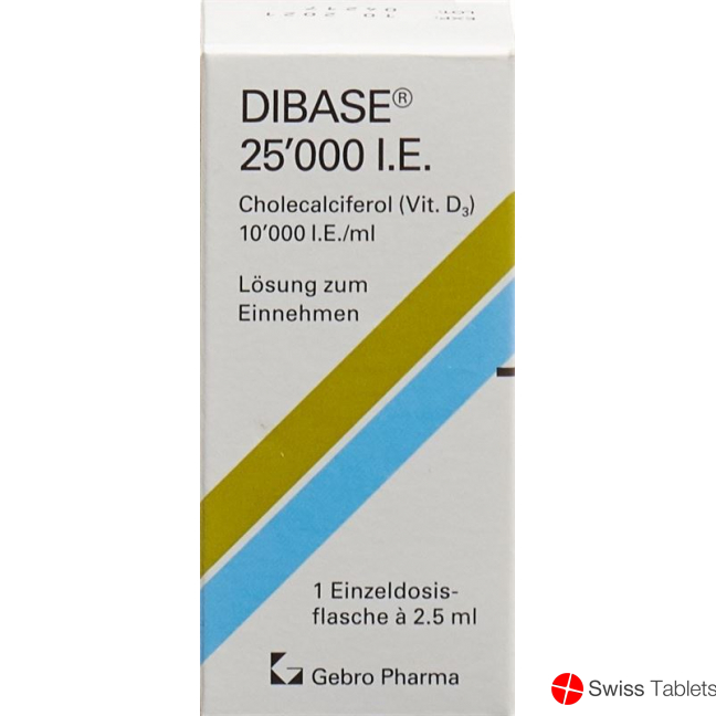 Dibase Lösung 25000 Ie Flasche 2.5ml buy online