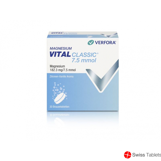 Magnesium Vital Classic Brausetabl 7.5 mmol 30 pcs