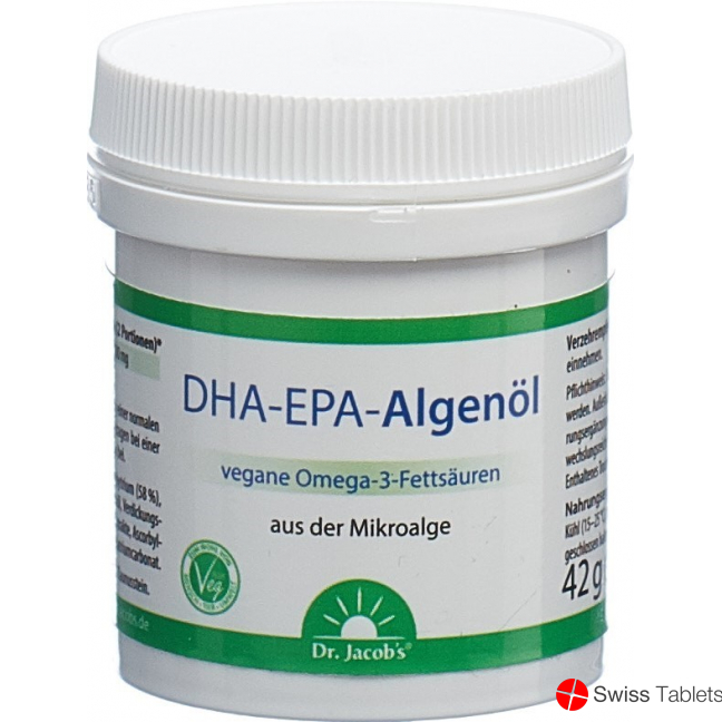 Dr. Jacob's Dha-epa-algenoel Kapseln Dose 60 Stück buy online