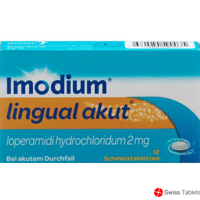 Imodium Lingual Akut Schmelztabletten 2mg 12 Stück buy online