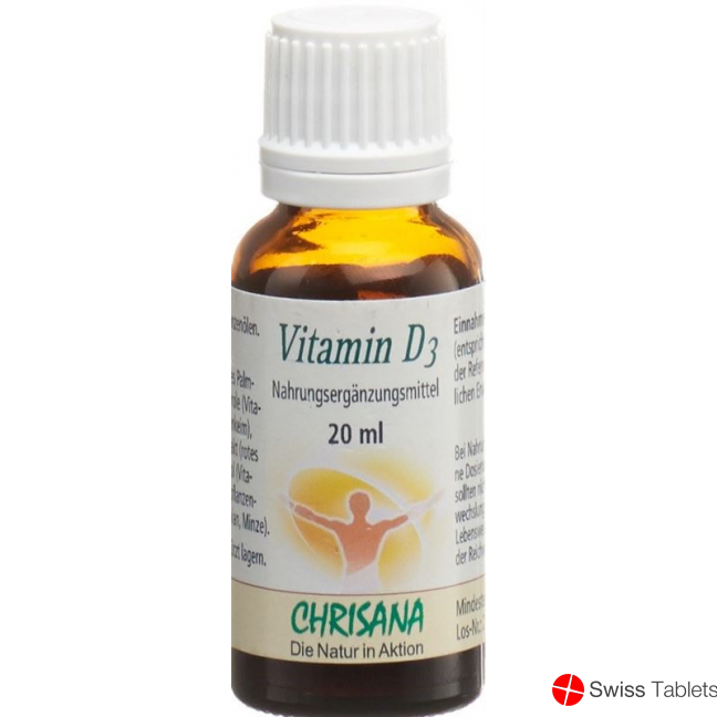 Chrisana Vitamin D3 Tropfen Pip Flasche 20ml buy online