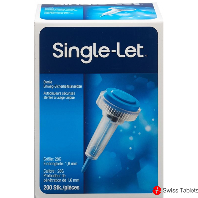 Single-let Einmalstechhilfe 200 Stück buy online