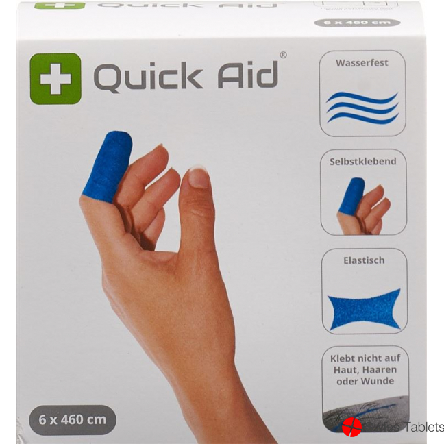 Quick Aid Pflaster 6x460cm Blau Rolle buy online