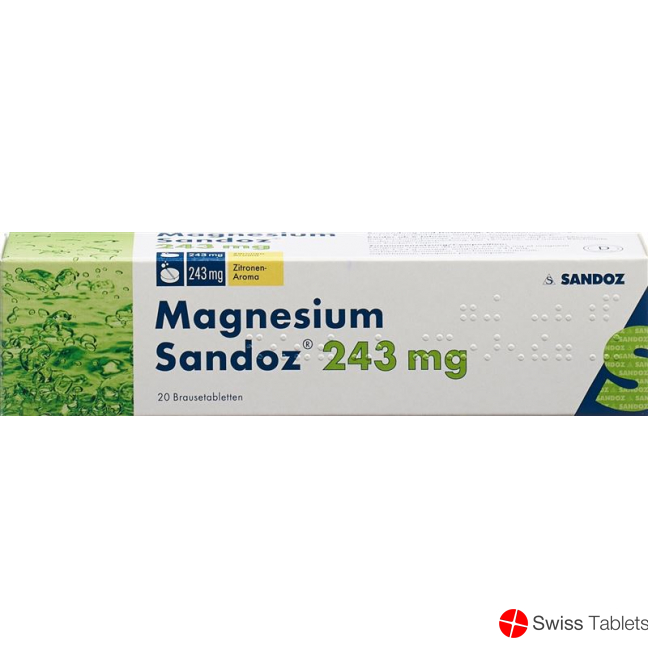 Magnesium Sandoz Brausetabletten 20 Stück buy online