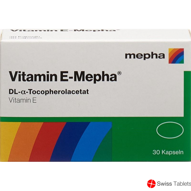 Vitamin E Mepha Kapseln 30 Stück buy online