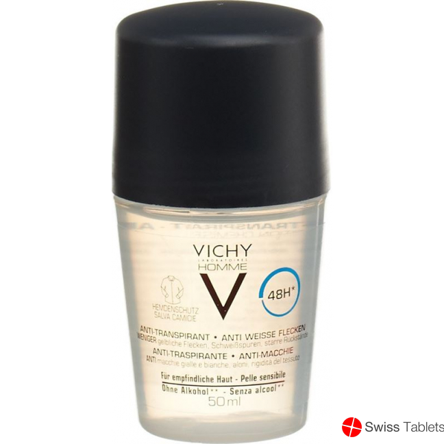 Vichy Homme Deo Anti-Flecken 48h Roll On 50ml buy online