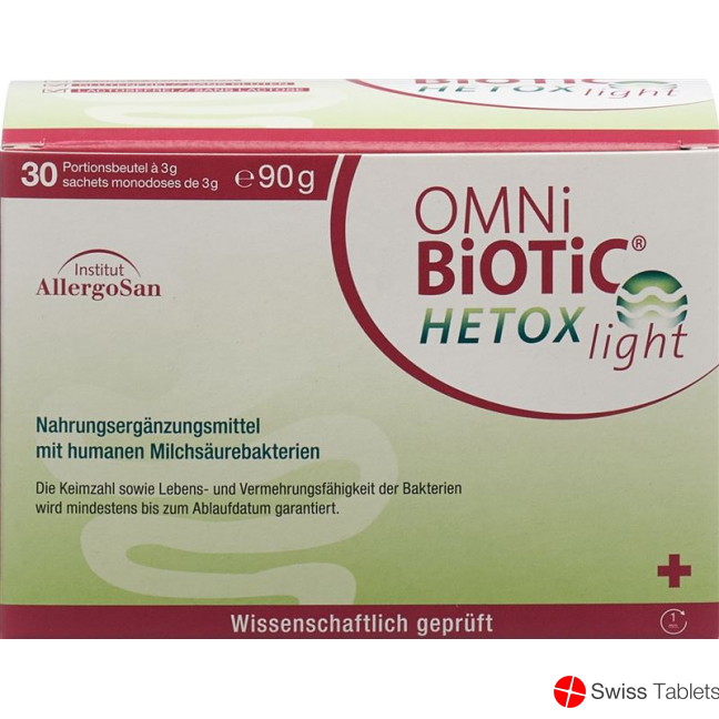 Omni-Biotic Hetox light powder 30x 3g buy online