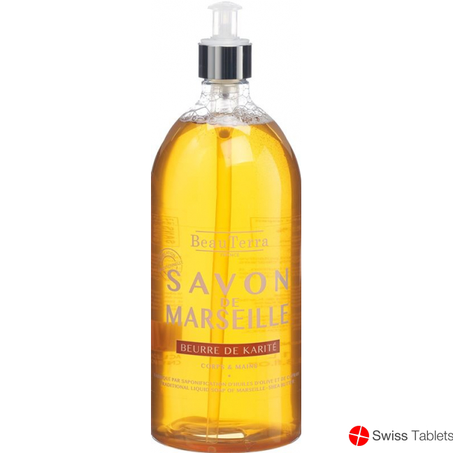 Beauterra Flüssigseife Marseille Karite 1000ml buy online