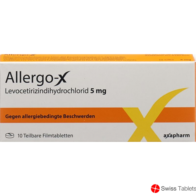 Allergo-x Filmtabletten 5mg 10 Stück buy online
