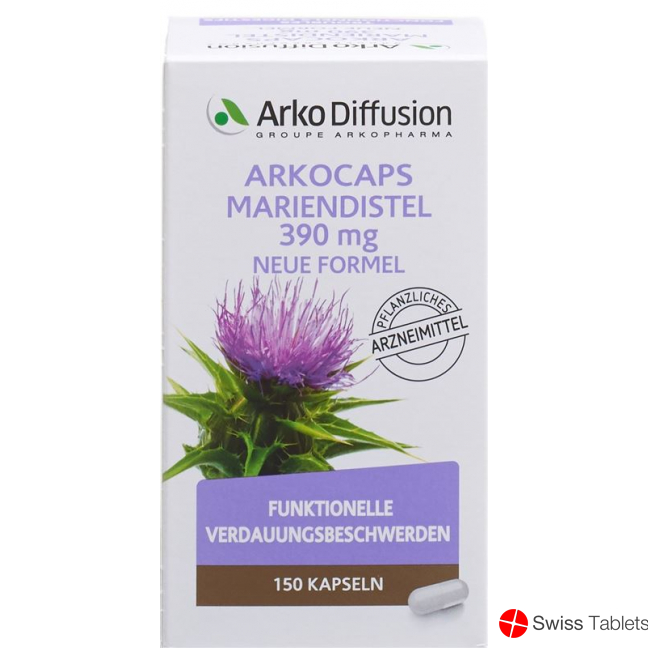 Arkocaps Mariendistel Kapseln 390mg Neue For 150 Stück buy online