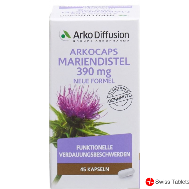 Arkocaps Mariendistel Kapseln 390mg Neue For 45 Stück buy online