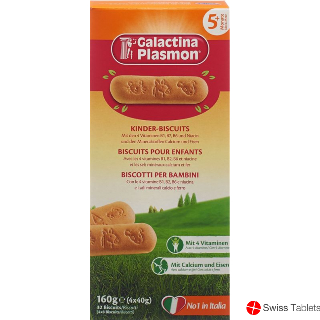 Galactina Plasmon Kinder-Biscuits 4x 40g buy online