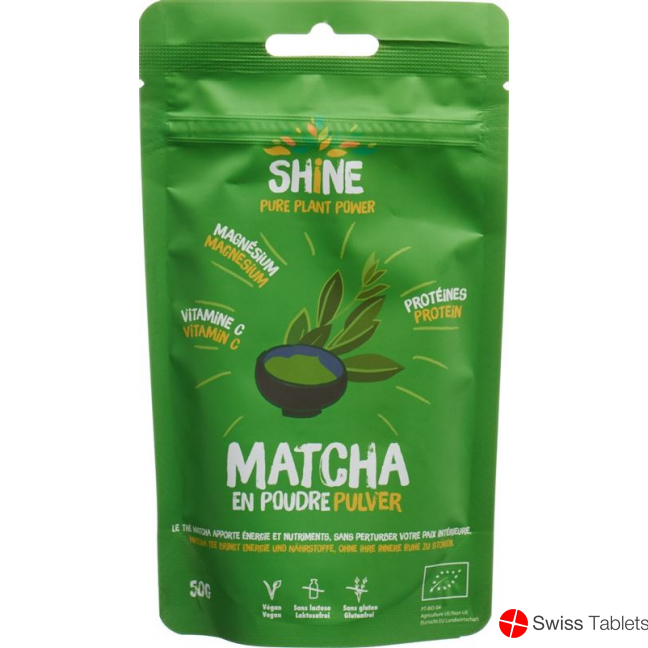 Shine Matcha Pulver Bio Beutel 50g buy online