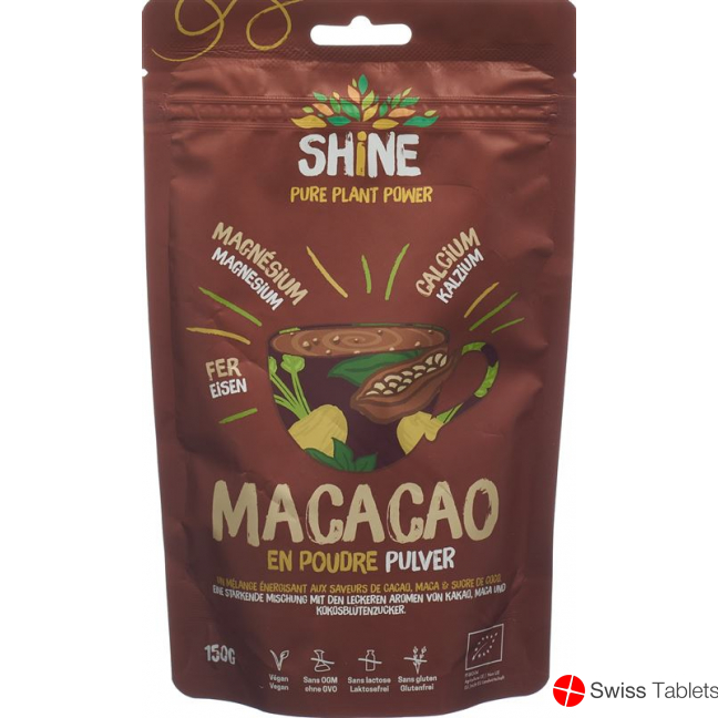 Shine Macacao Pulver Bio Beutel 150g buy online
