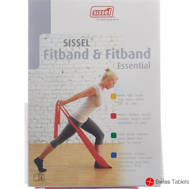 Sissel Fitband 7.5cmx2m Red Medium buy online