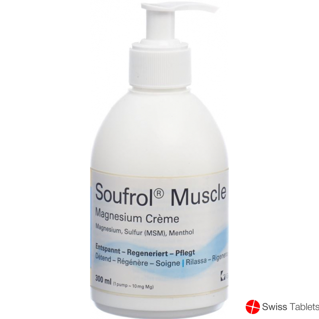 Soufrol Muscle Magnesium Cool Cream 300ml buy online