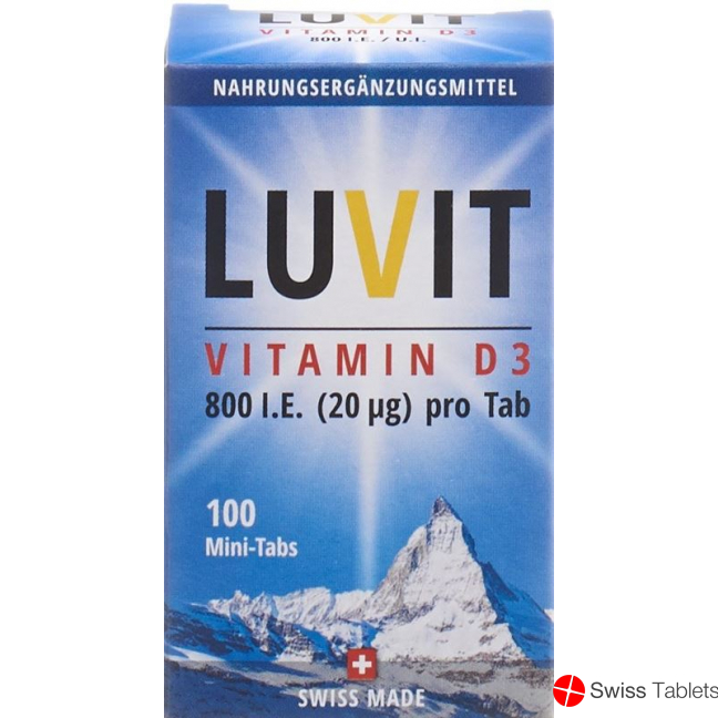 Luvit Vitamin D3 Mini-Tabs Dose 100 Stück buy online