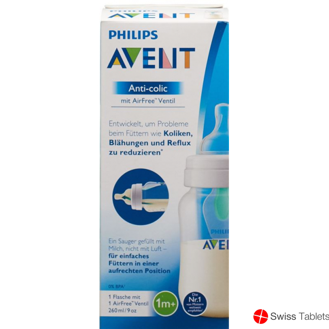 Avent Philips Anti-Colic Flasch 260ml Airfree Vent buy online