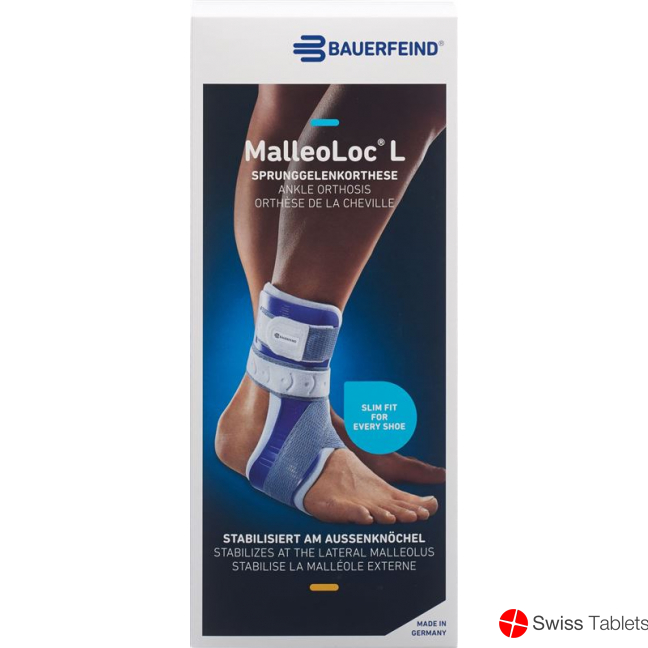 Malleoloc L Stabilizing Orthosis Universal Left Titanium buy online