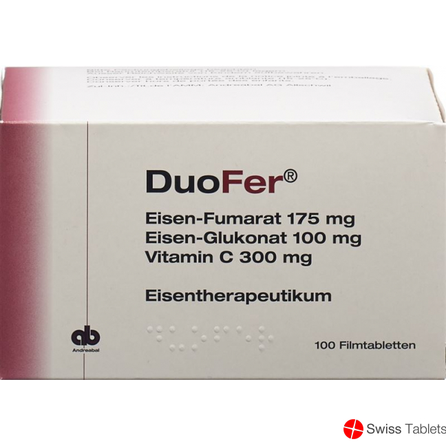 Duofer Filmtabletten Erwachsene (neu) 100 Stück buy online