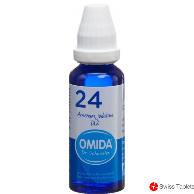 Omida Schüssler No24 Arsenum Jod Dil D 12 Flasche 30 M buy online