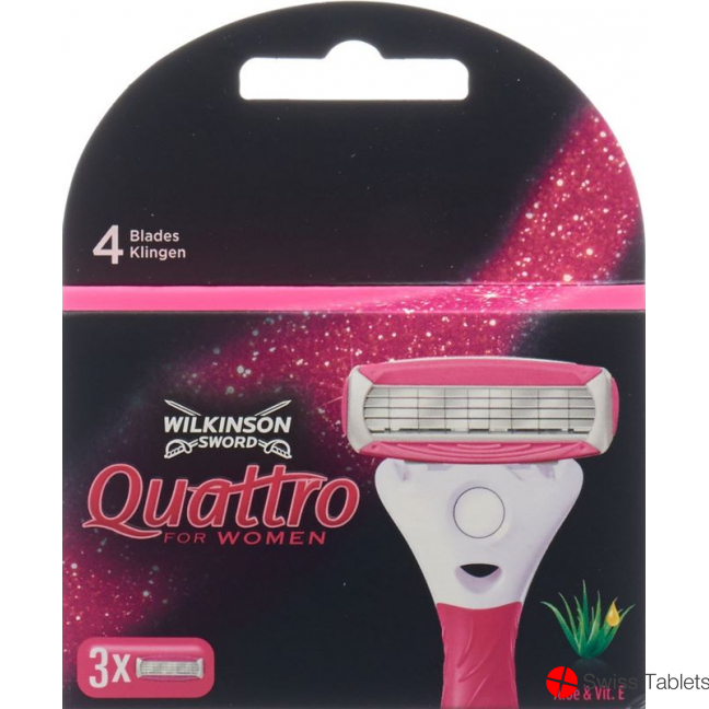 Wilkinson Quattro For Women Klingen 3 Stück buy online
