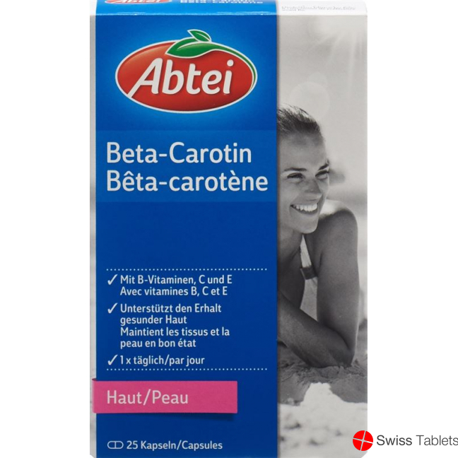Abtei Beta-Carotene Capsules 25 pieces buy online