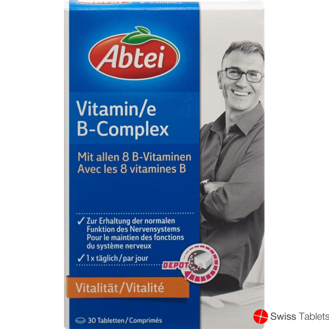 Abtei Vitamin B-complex Depot Tablets 30 Capsules buy online