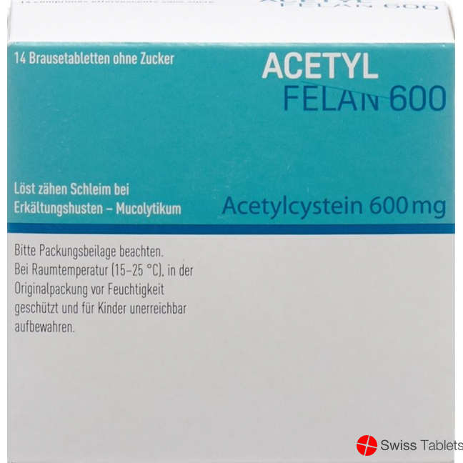 Acetylfelan Brausetabletten 600mg Dose 14 Stück buy online