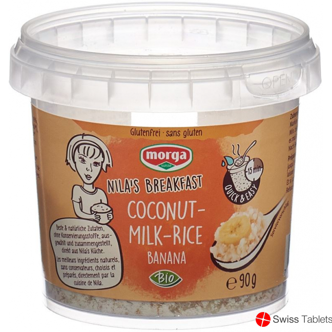 Morga Kokosmilch-Reis Banane Gf Bio Dose 90g buy online