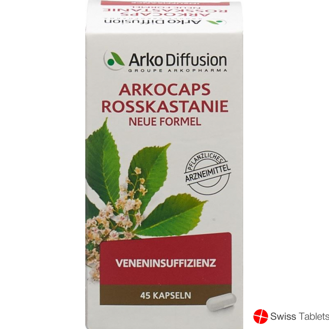 Arkocaps Rosskastanie Kapseln Neue Formel 45 Stück buy online