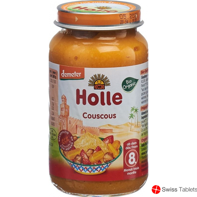 Holle Couscous glass from the 8th month Organic 220g buy online