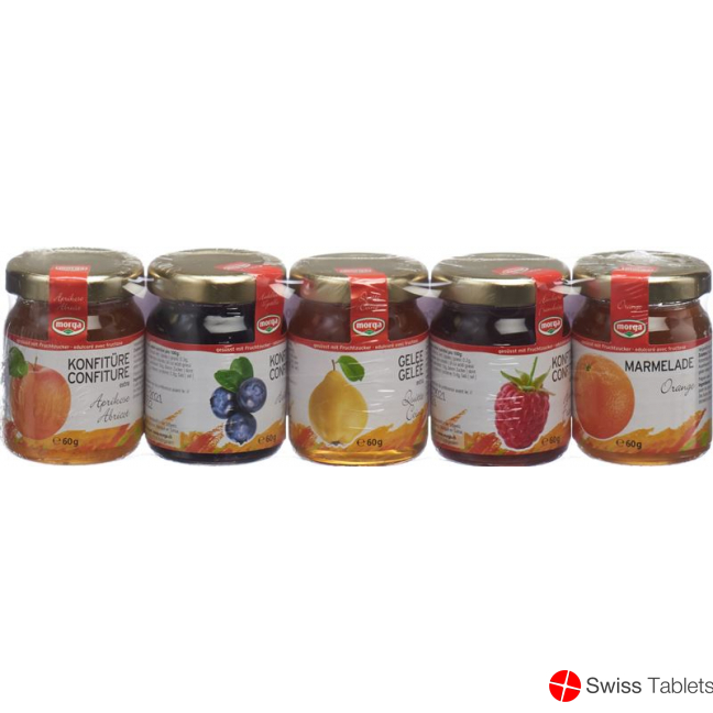 Morga Midget Konfitüre Fruchtzucker 5x 60g buy online
