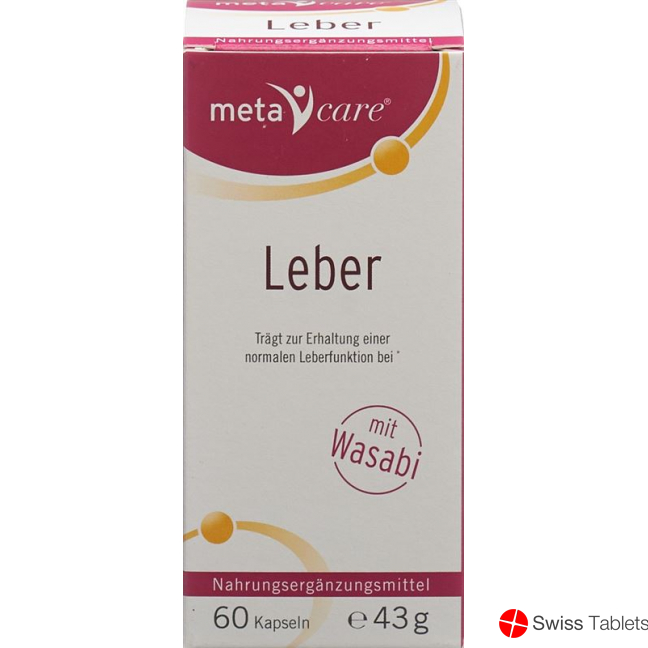 Meta Care Leber Kapseln Dose 60 Stück buy online
