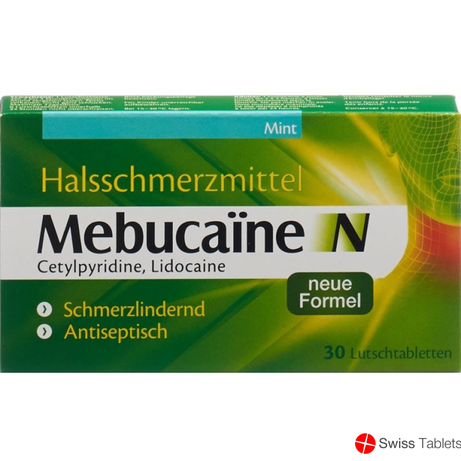 Mebucaine N Lutschtabl new formula 30 pcs
