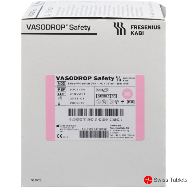 Vasodrop Safety 20g 32mm/s 50 Stück buy online