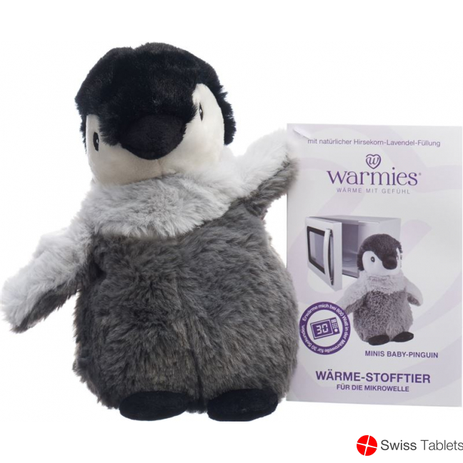 Warmies Minis Wärme-Stofftier Baby-Pinguin Lavend buy online