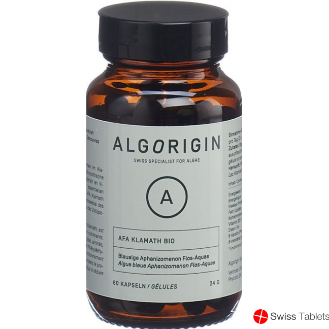 Algorigin Afa Klamath Kapseln 100% Flasche 60 Stück buy online