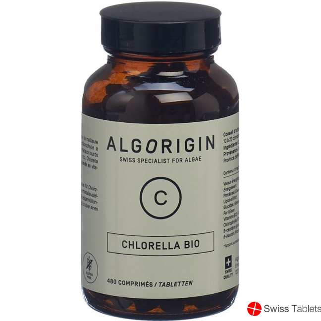 Algorigin Chlorella Tabletten Flasche 480 Stück buy online
