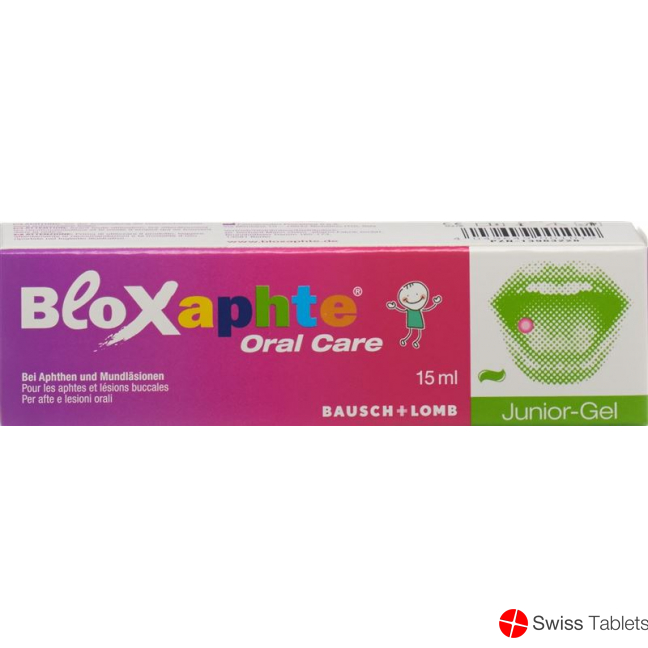 Bloxaphte Oral Care Junior Gel Tube 15ml buy online