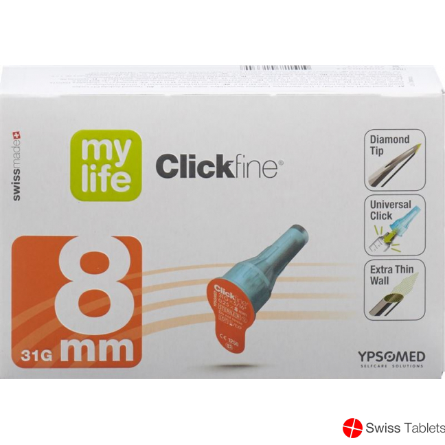 Mylife Clickfine Pen Nadeln 8mm 31g (neu) 100 Stück buy online
