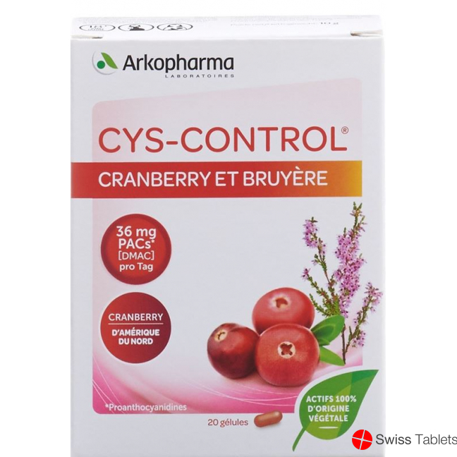 Cys-control Cranberry und Heidekraut Kapseln 20 Stück buy online