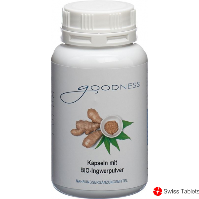 Goodness Bio-Ingwerpulver Kapseln 400mg Dose 90 Stück buy online