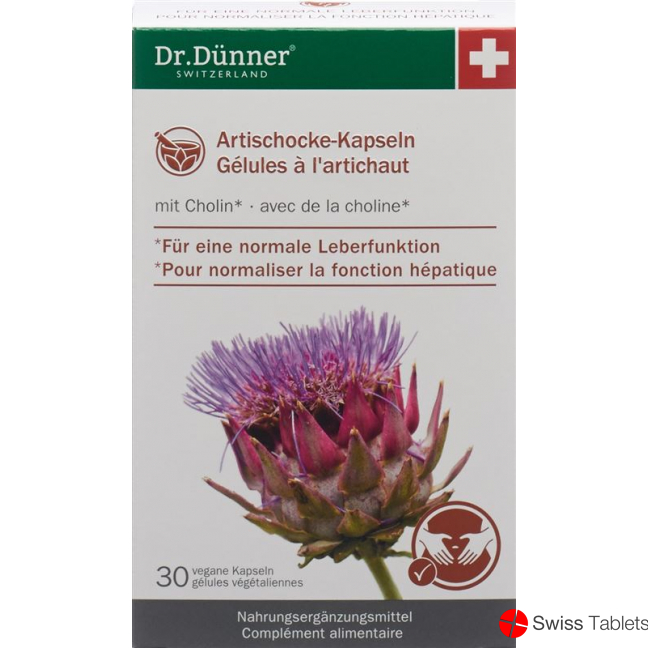 Dr. Dünner Essenzavita Artichoke and Choline Capsules 30 pieces buy online