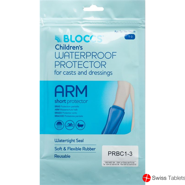 Bloccs bath shower water protection arm 12-20/33cm child buy online