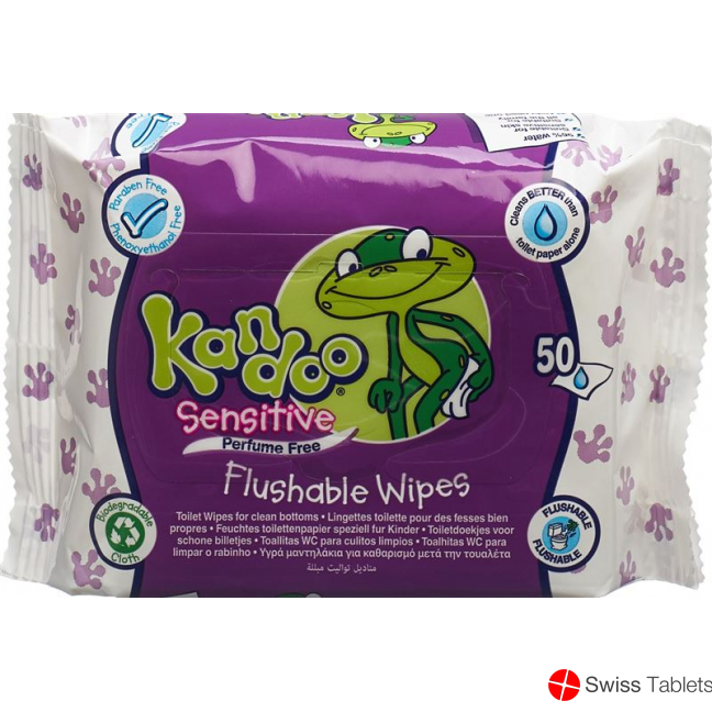 Kandoo Feuchttücher Sensitive (neu) 50 Stück buy online