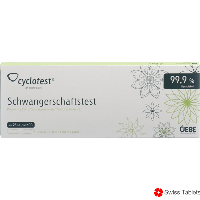 Cyclotest pregnancy test
