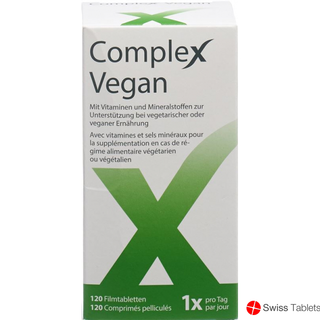 Complex Vegan Filmtablet tin 120 pieces buy online