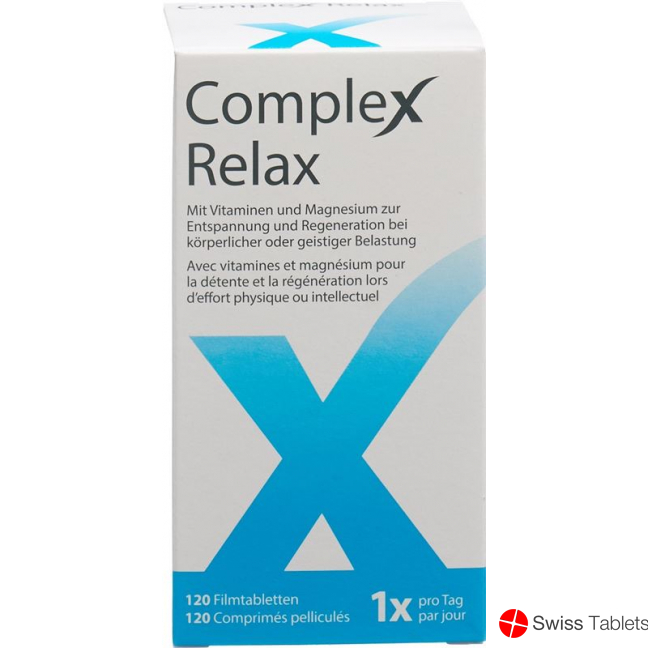 Complex Relax Filmtablet tin 120 pieces buy online